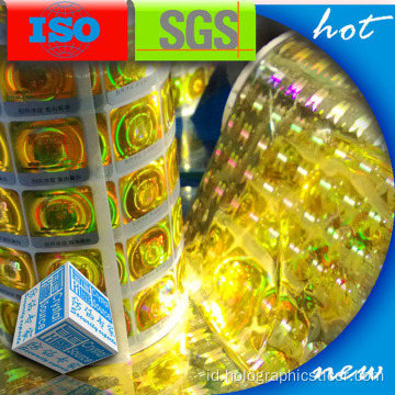 Label Keamanan QR Code Hologram Khusus